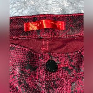 Jennifer Lopez Snake Skin Jean's